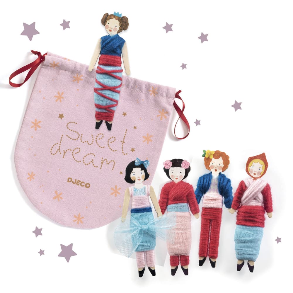 DIY Set of 5 Worry Dolls - dec