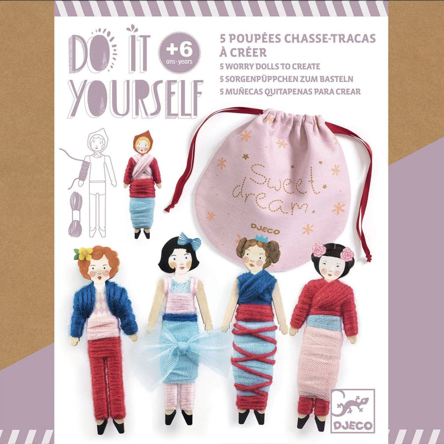 DIY Set of 5 Worry Dolls - dec