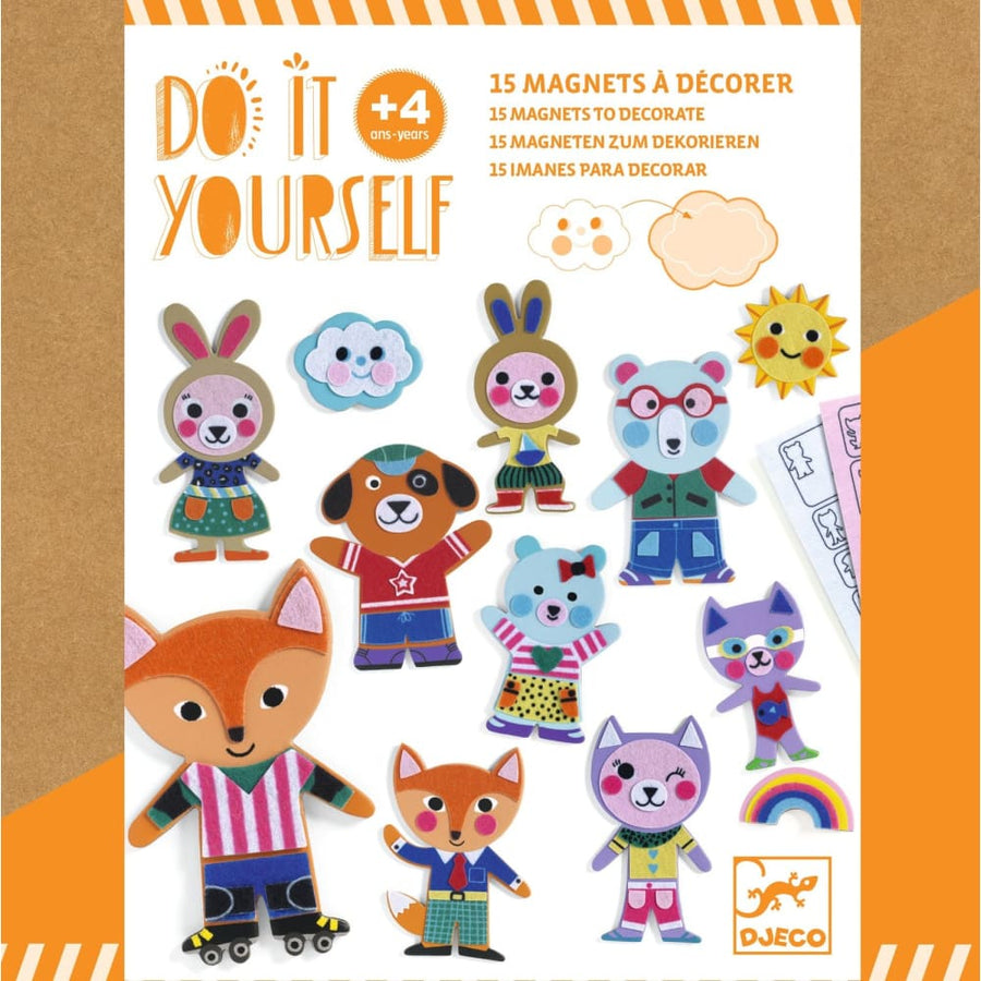 Djeco Do It Yourself - 15 Funky Magnets