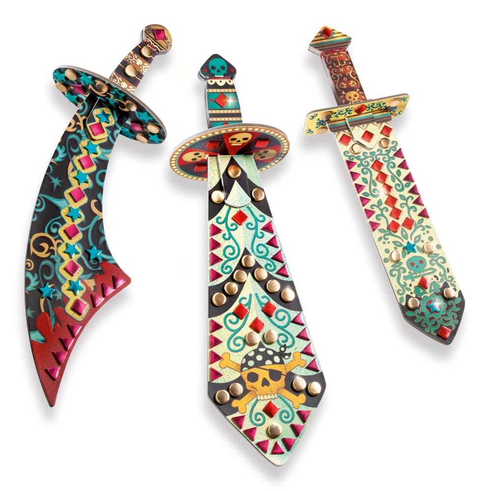 Djeco Do It Yourself - 3 Viking Swords