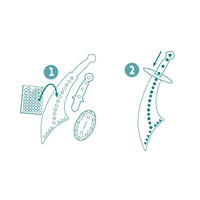 Djeco Do It Yourself - 3 Viking Swords