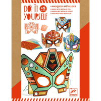 Djeco Do It Yourself - 4 Super Robot Masks