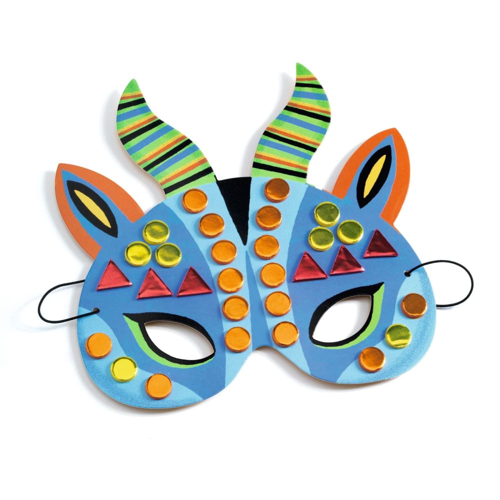 Djeco Do It Yourself - 8 Mosaic Jungle Masks