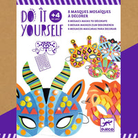 Djeco Do It Yourself - 8 Mosaic Jungle Masks