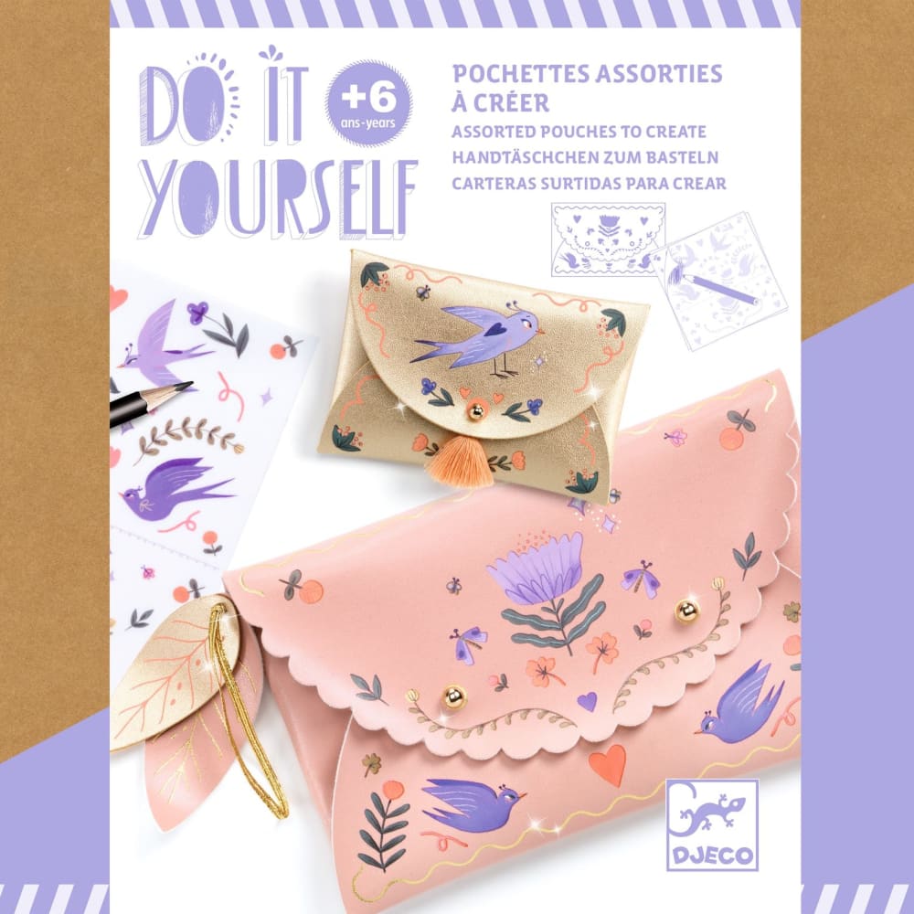 Djeco Do It Yourself - Bag and Coin Purse Set