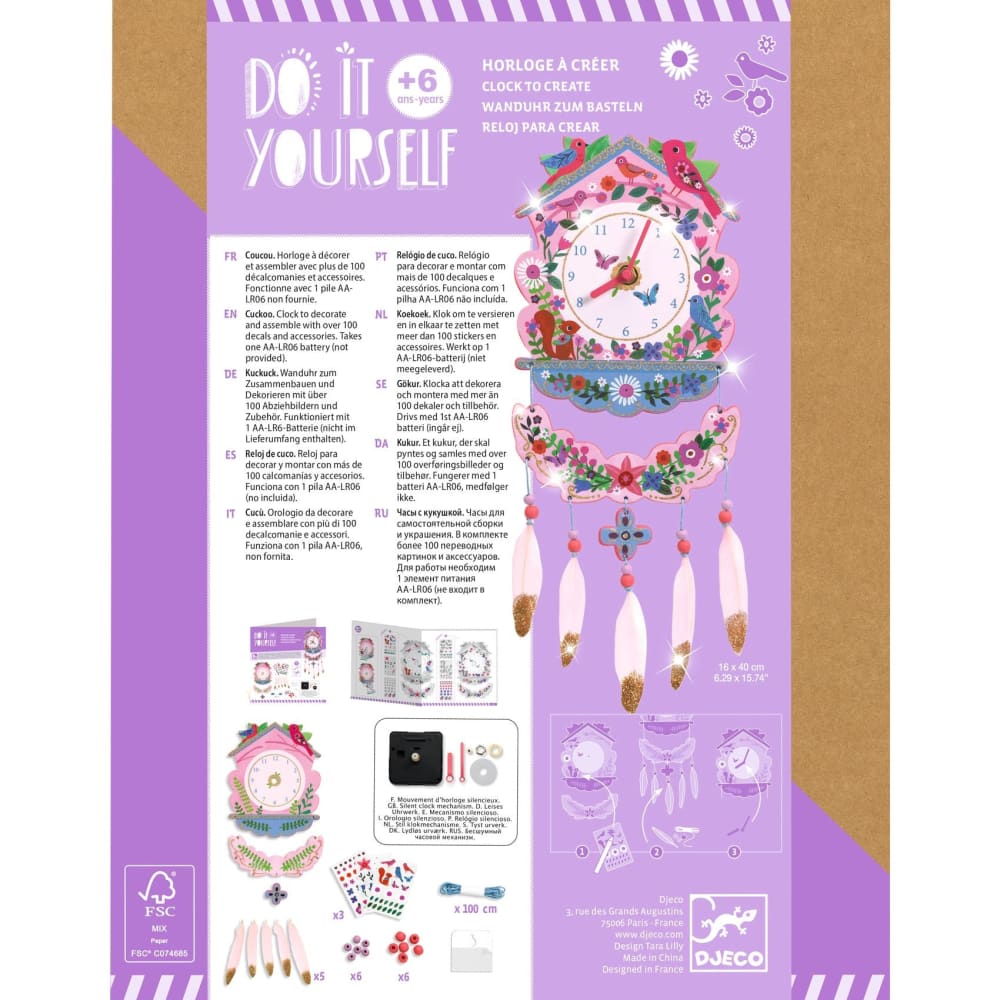 Djeco Do it yourself -Cuckoo Clock Kit