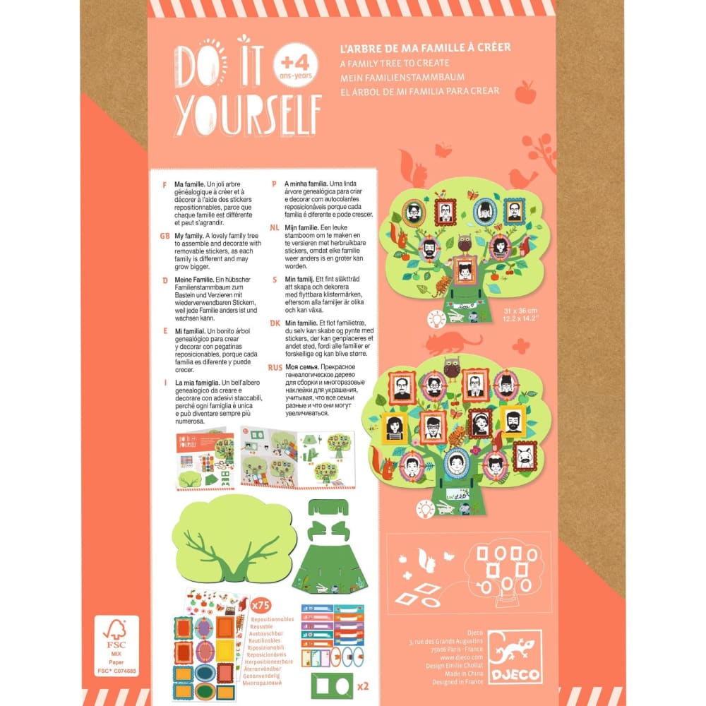 Djeco Do It Yourself - Family Tree