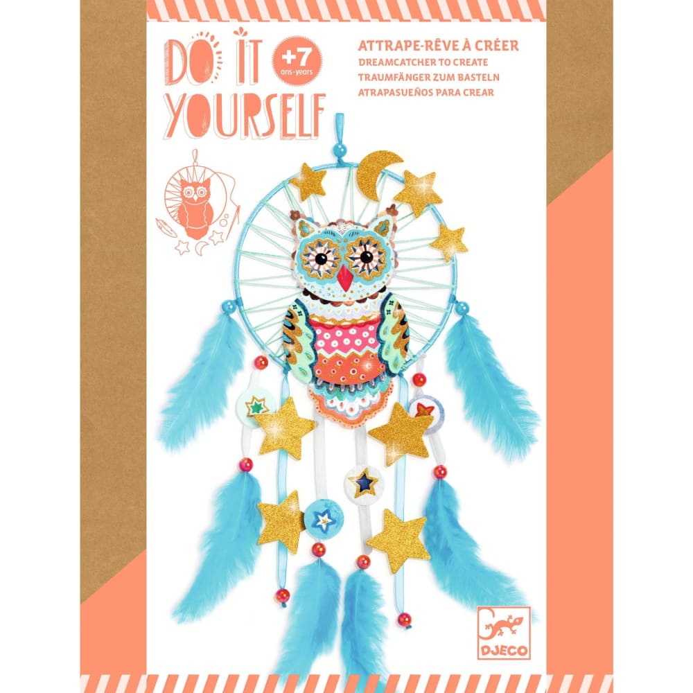 Djeco Do It Yourself - Golden Owl Dreamcatcher - 3070900079618