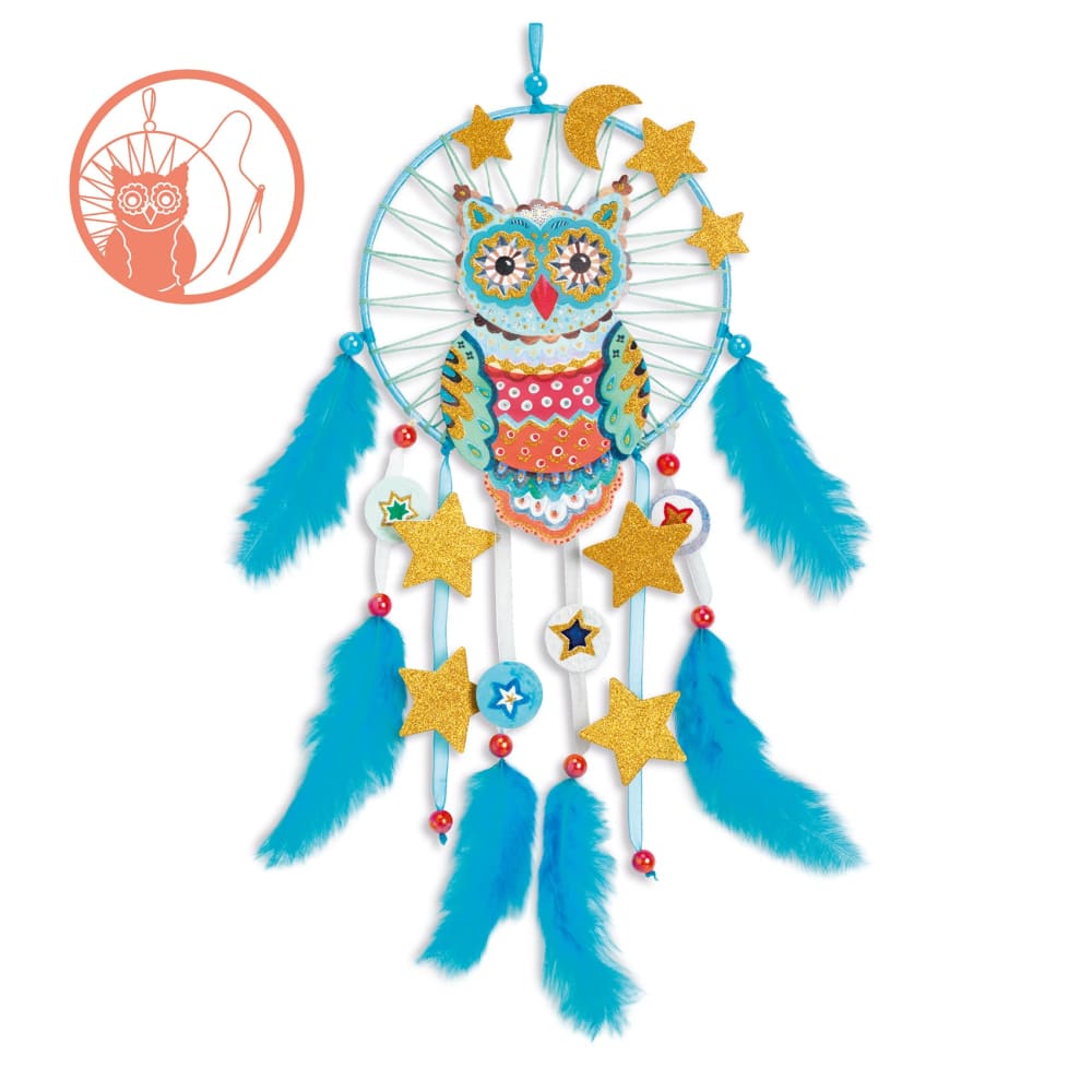 Djeco Do It Yourself - Golden Owl Dreamcatcher - 3070900079618