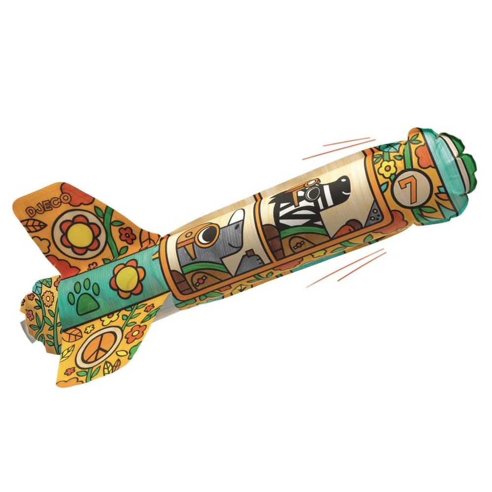 Djeco Do It Yourself - Inflatable Rockets - 3070900079106