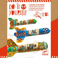 Djeco Do It Yourself - Inflatable Rockets - 3070900079106