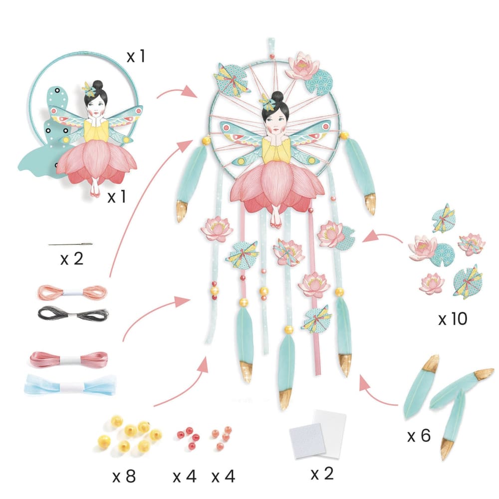 Djeco Do It Yourself - Lotus Fairy Dreamcatcher