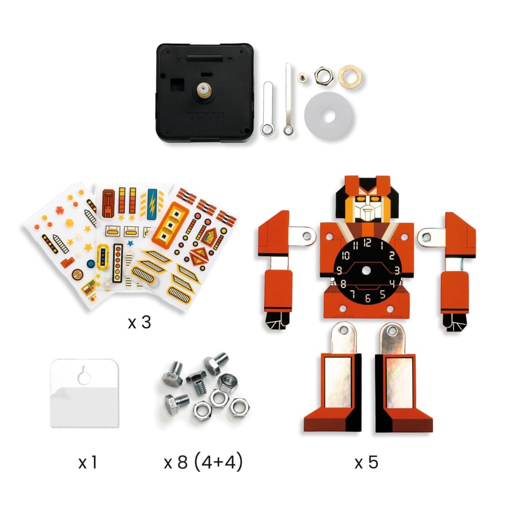 Djeco Do it yourself -Robot Clock Kit