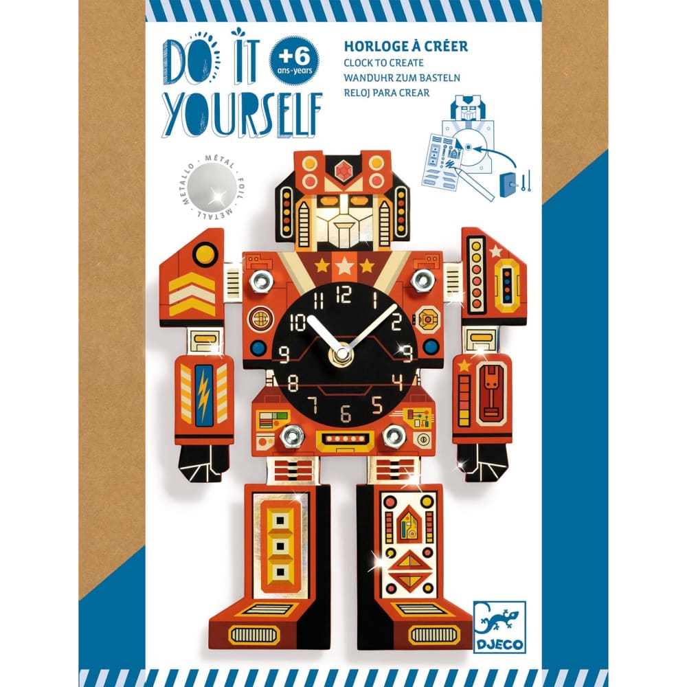 Djeco Do it yourself -Robot Clock Kit