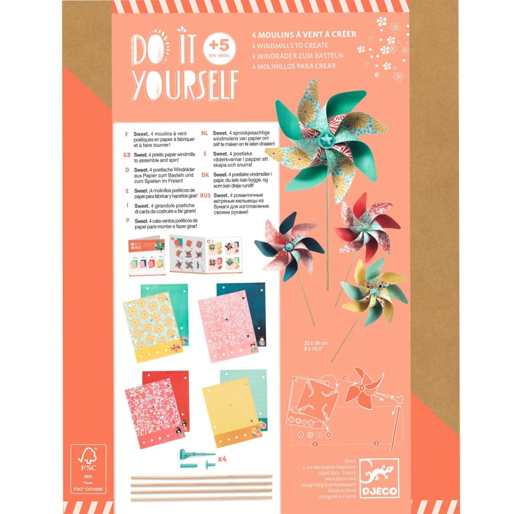 Djeco Do it yourself - Windmills - 3070900079205