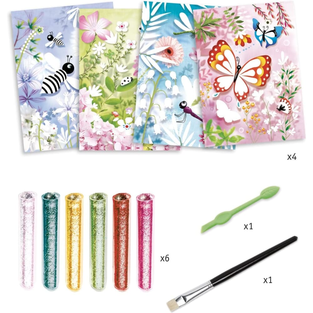 Djeco Glitter Butterflies - 3070900095038