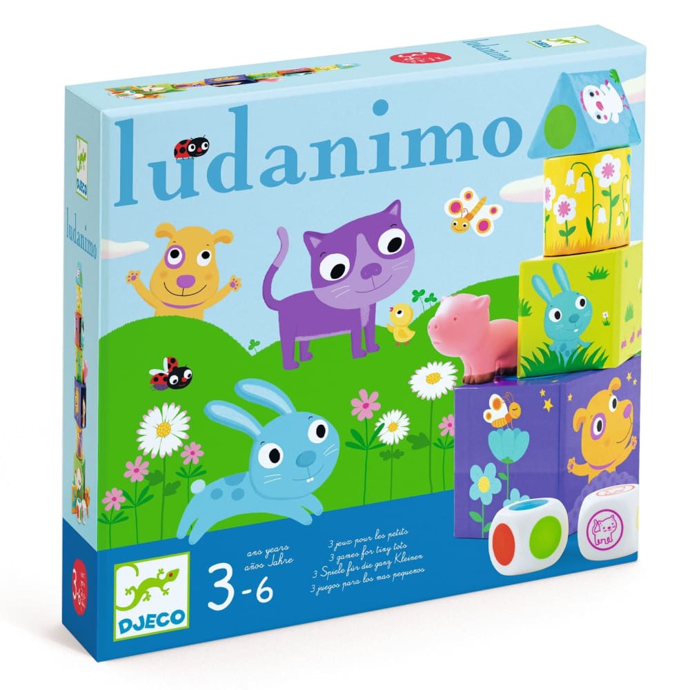 Djeco Ludanimo Set of 3 Games - 3070900084209