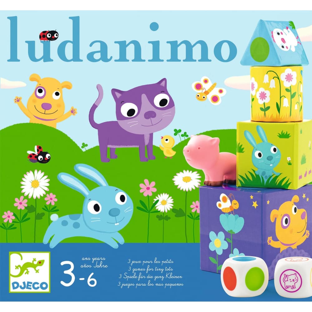 Djeco Ludanimo Set of 3 Games - 3070900084209