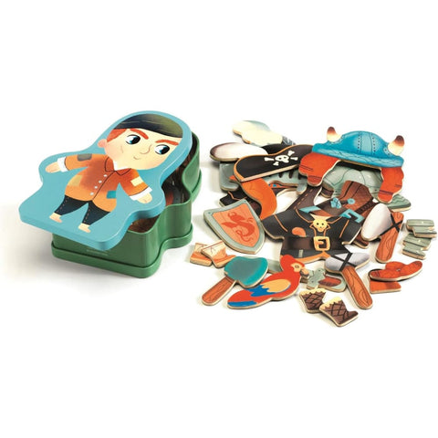Image of Djeco Magnetic Puzzles Adventurer - 3070900030831