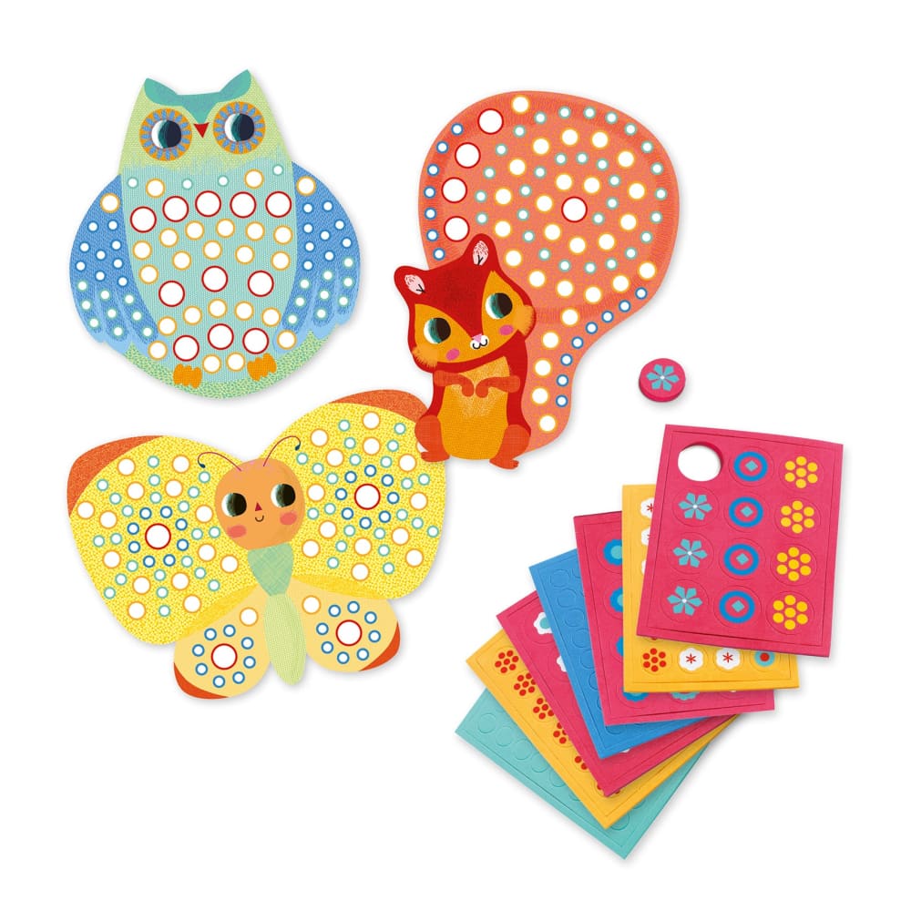 Djeco Milfiori Felt Mosaics - 3070900088979
