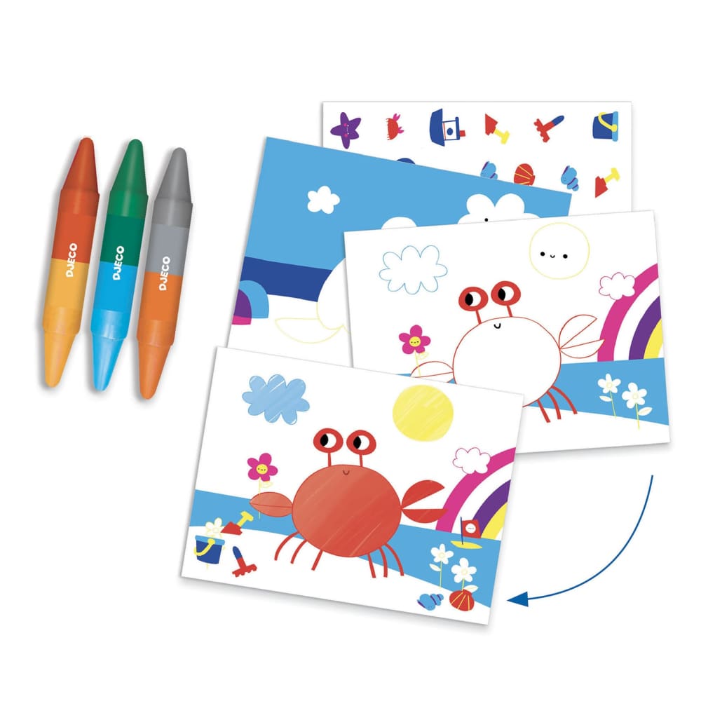 Djeco Seaside Delights Activity Box - 3070900092945