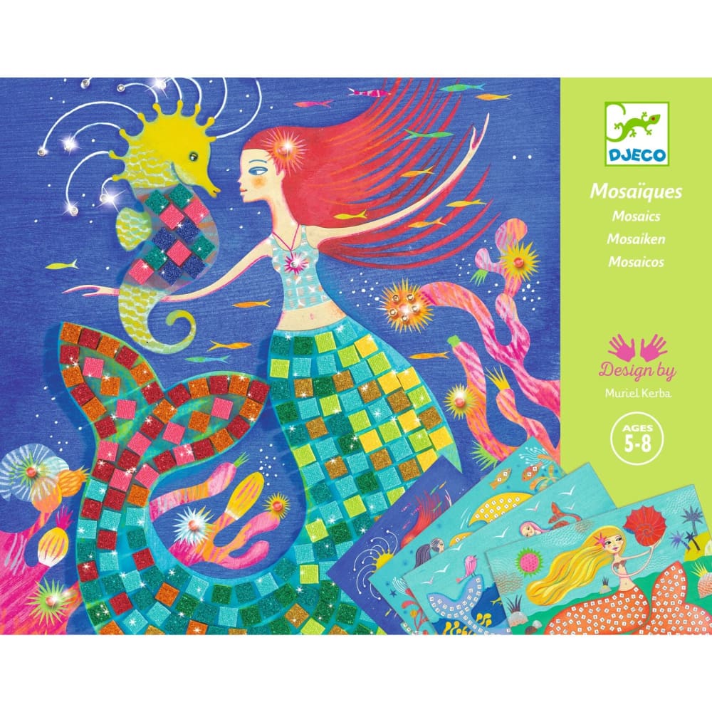 Djeco The Mermaids Song Mosaic kit - 3070900094239