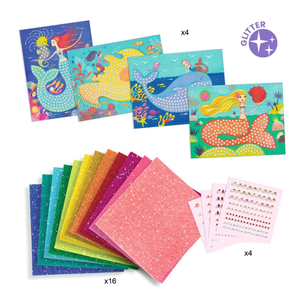 Djeco The Mermaids Song Mosaic kit - 3070900094239
