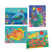 Djeco The Mermaids Song Mosaic kit - 3070900094239