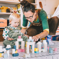 Drum of 50 Blocks - FSC® Certified - Bigjigs Toys 691621820445