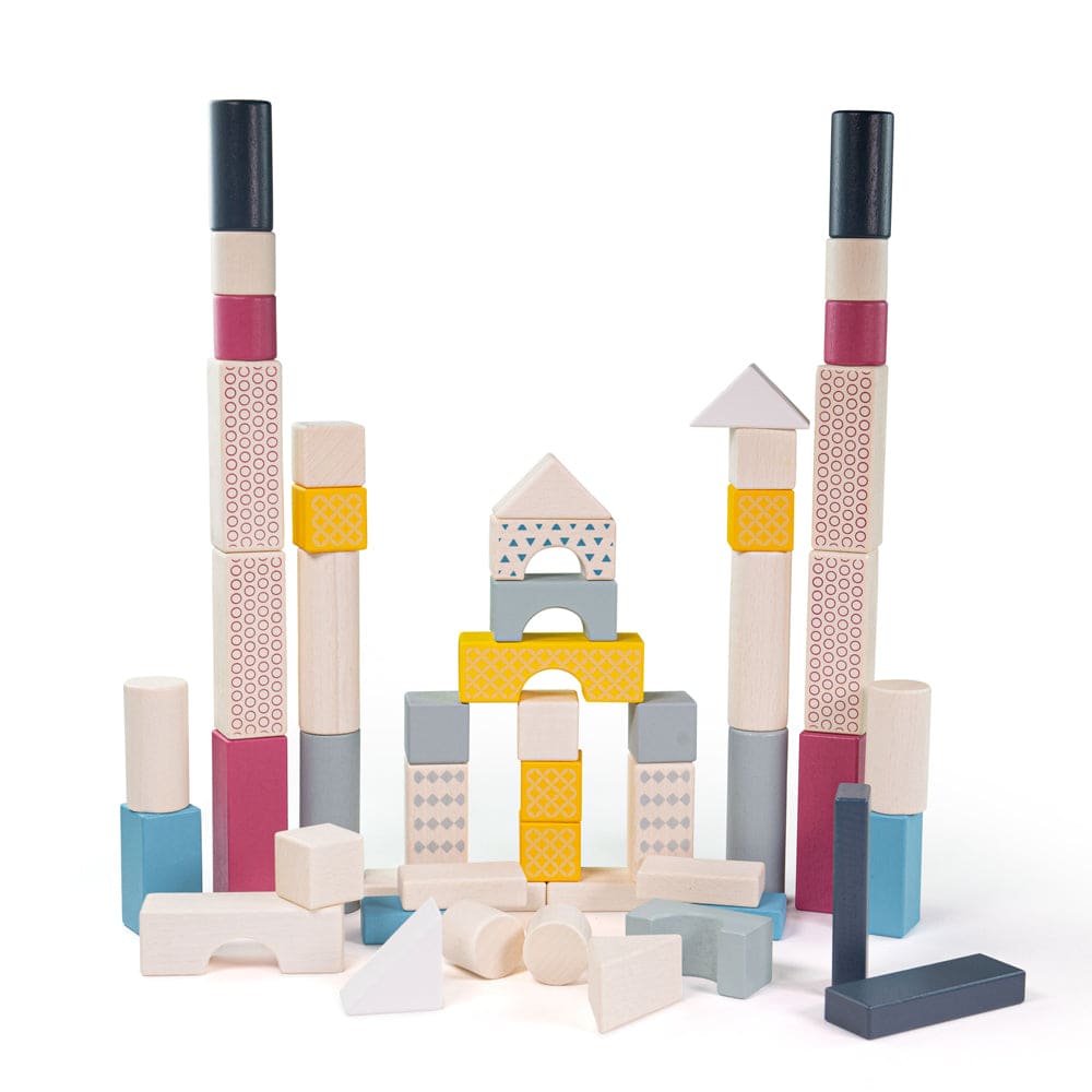 Drum of 50 Blocks - FSC® Certified - Bigjigs Toys 691621820445