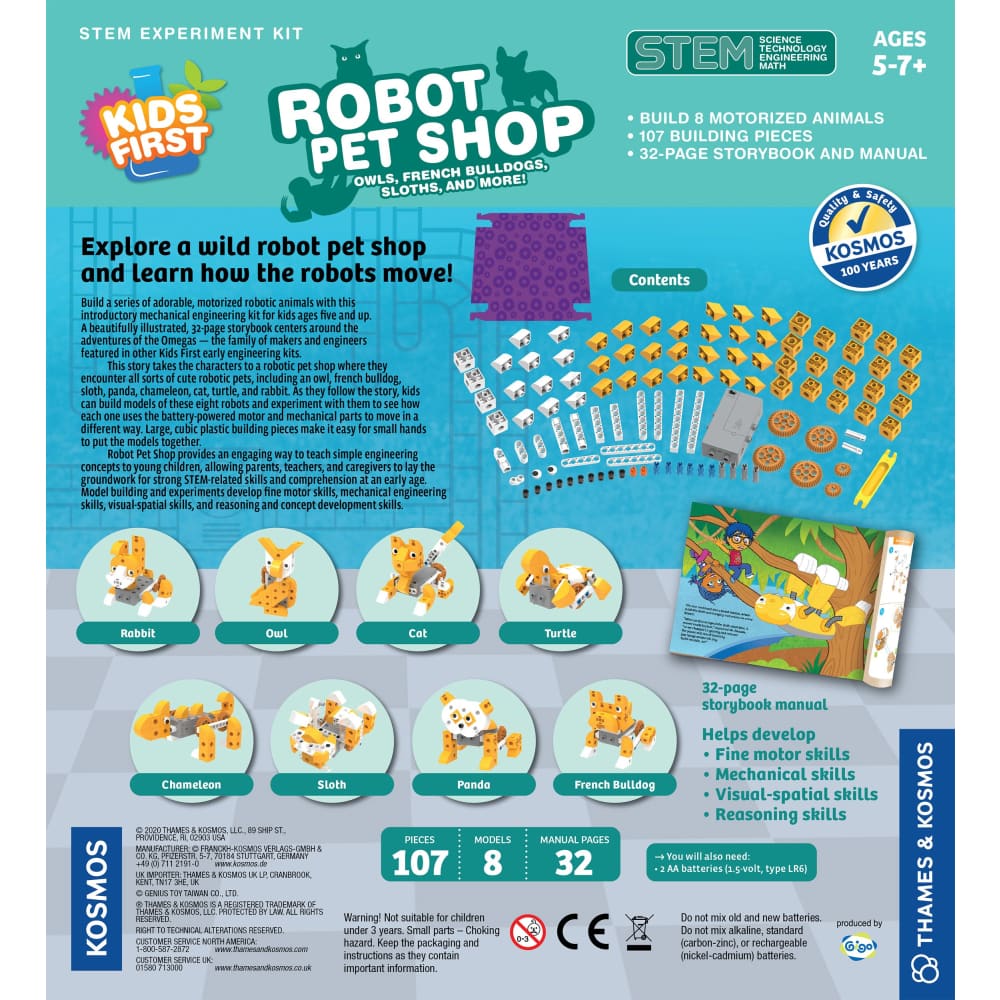 Thames and Kosmos Early Robots Robot Pet Shop
