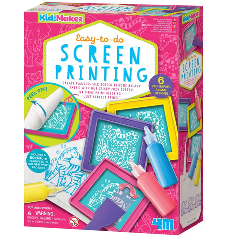 Image of Easy To Do Screen Printing - 4M Great Gizmos