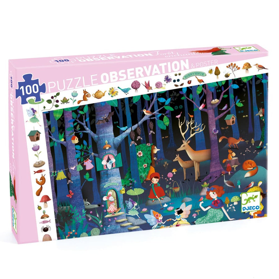 Enchanted Forest Puzzle - 100 pcs - Djeco