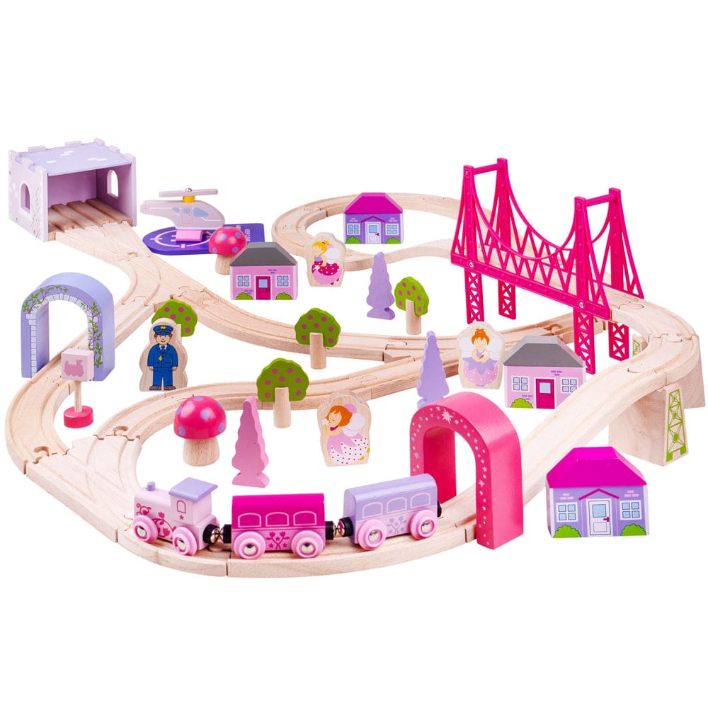 Fairy Town Train Set - Bigjigs Rail 691621090237