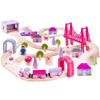 Fairy Town Train Set - Bigjigs Rail 691621090237