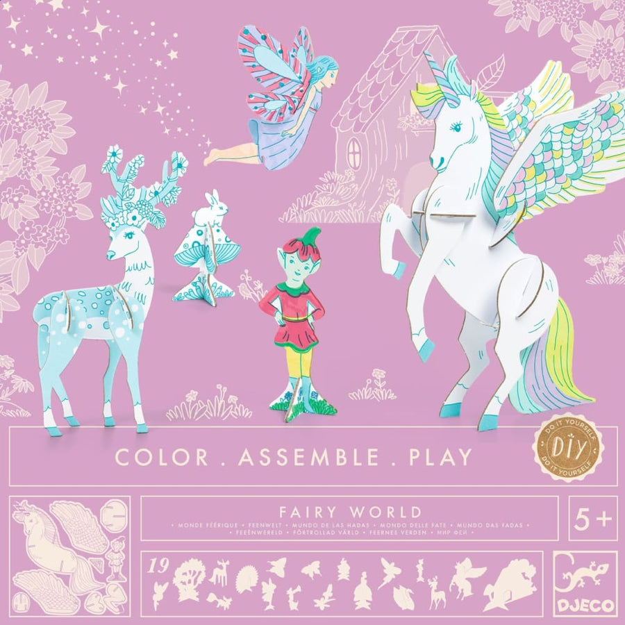 Fairy World Colour Assemble & Play - Djeco