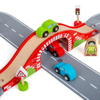 Figure of 8 Roadway - Bigjigs Rail 691621726006