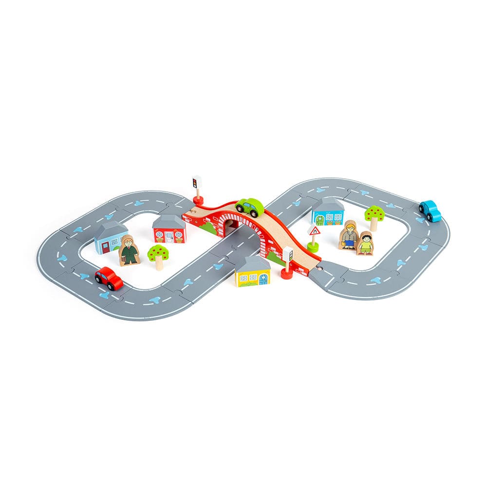 Figure of 8 Roadway - Bigjigs Rail 691621726006