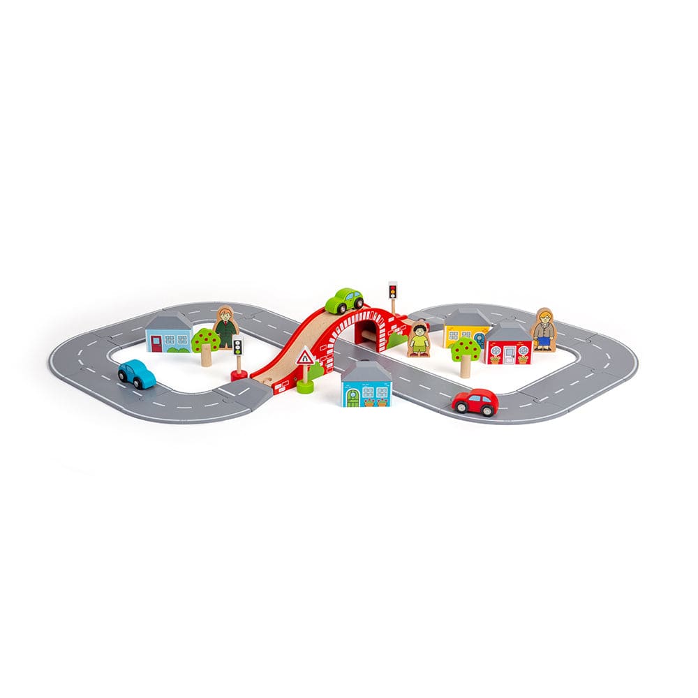 Figure of 8 Roadway - Bigjigs Rail 691621726006