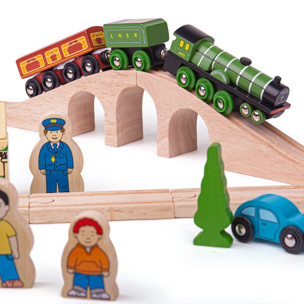 Flying Scotsman Train Set - Bigjigs Rail 691621090268