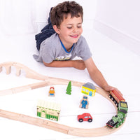 Flying Scotsman Train Set - Bigjigs Rail 691621090268