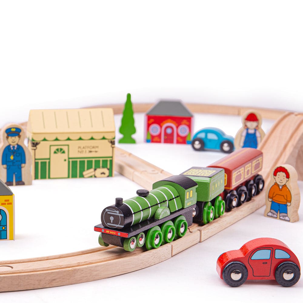 Flying Scotsman Train Set - Bigjigs Rail 691621090268