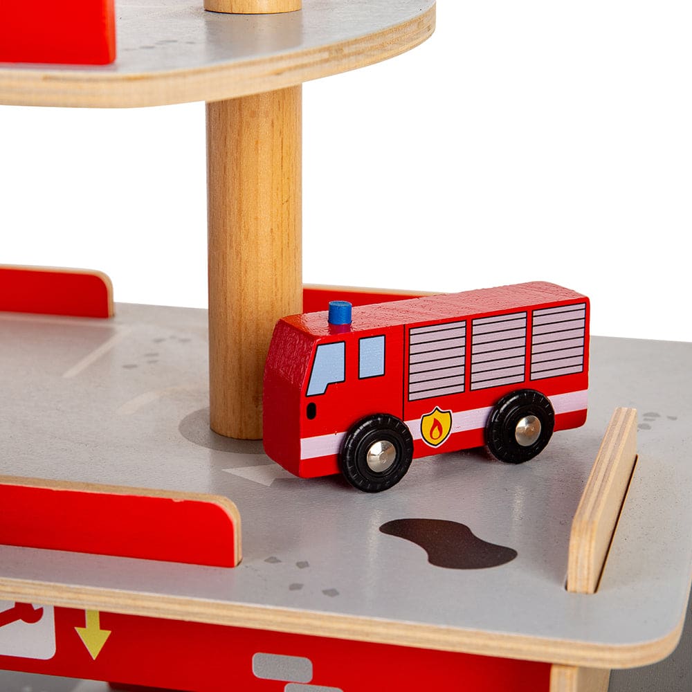 Garage Toy Bundle - Bigjigs Toys 691621678855