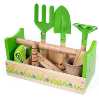 Gardening Caddy and Tools - Bigjigs Toys 691621820438