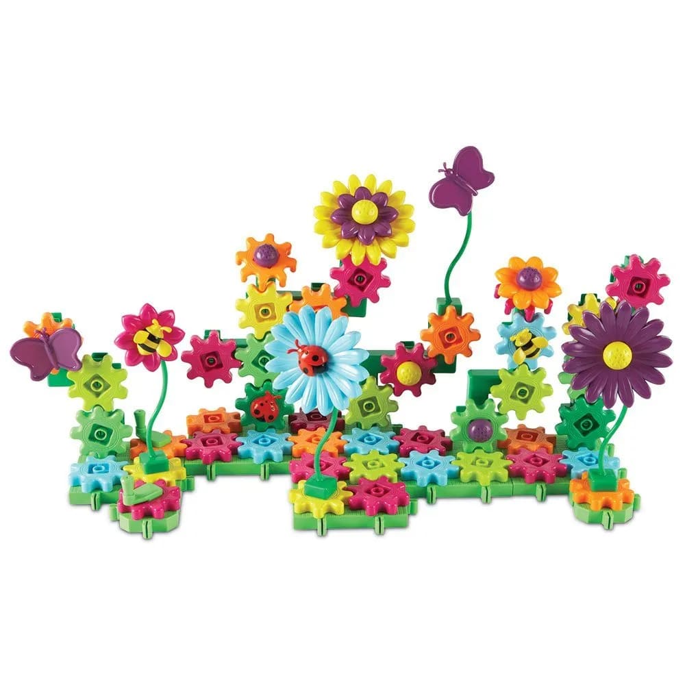 Gears Build & Bloom Flower Garden - Learning Resources 765023092141