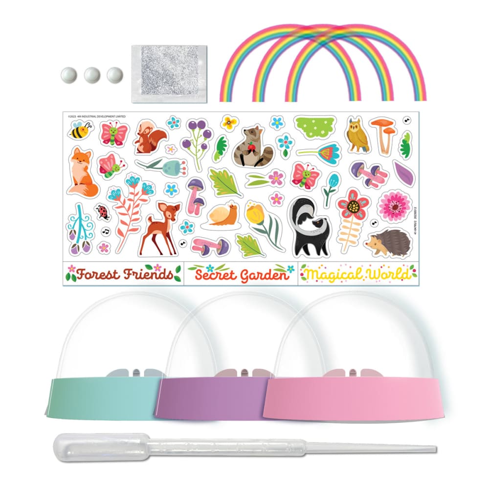 Glitter Rainbow Snow Domes - 4M Great Gizmos