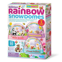 Glitter Rainbow Snow Domes - 4M Great Gizmos