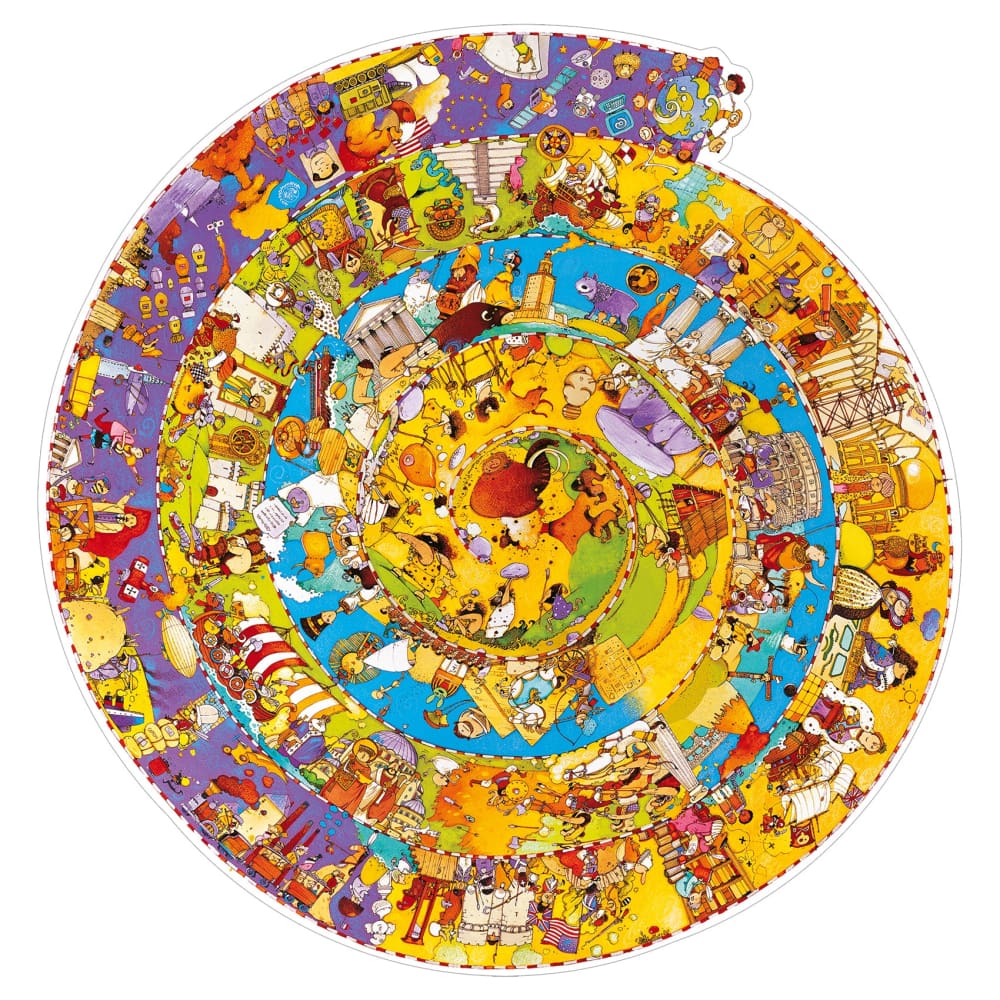 History 350 Pcs Puzzle with Booklet - Djeco