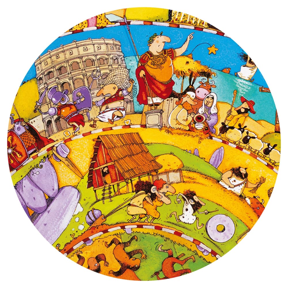 History 350 Pcs Puzzle with Booklet - Djeco
