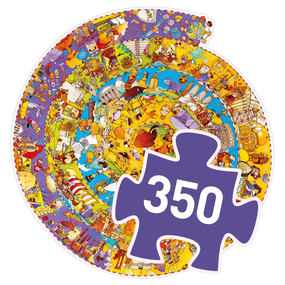 History 350 Pcs Puzzle with Booklet - Djeco
